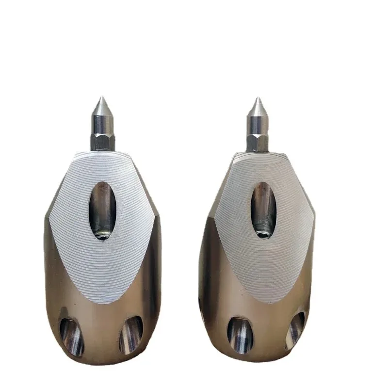 1 Inch Internal Thread High Pressure 0.7kg Cleaning Piercing Nozzle High Impact Dredge Water Jet Sewer Ceramic Core Nozzle