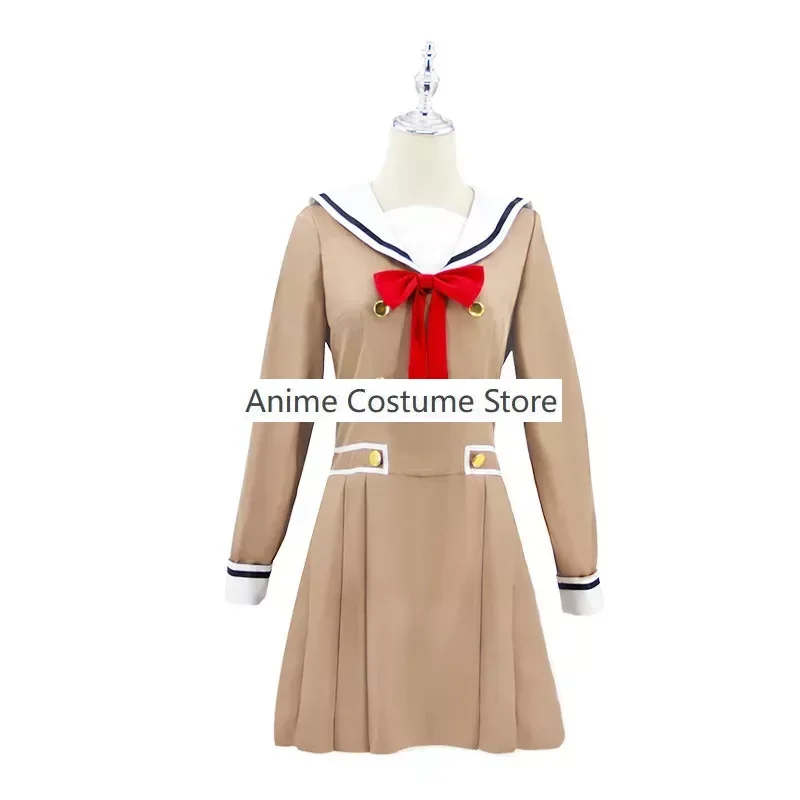 Woman Girls Anime Cos BanG Dream! Toyama Kasumi Hanazono Tae Cosplay Costumes Halloween Christmas Birthday Party Uniform Suits