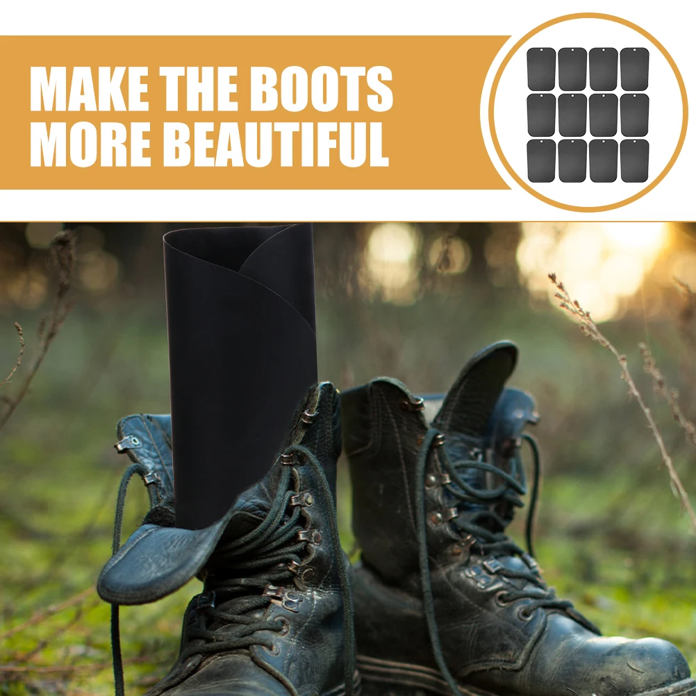 

12pcs Black Boot Support Inserts Tall Boots Shaper Straight Board Anti Boot Inserts Support Reusable Shoe ganizer