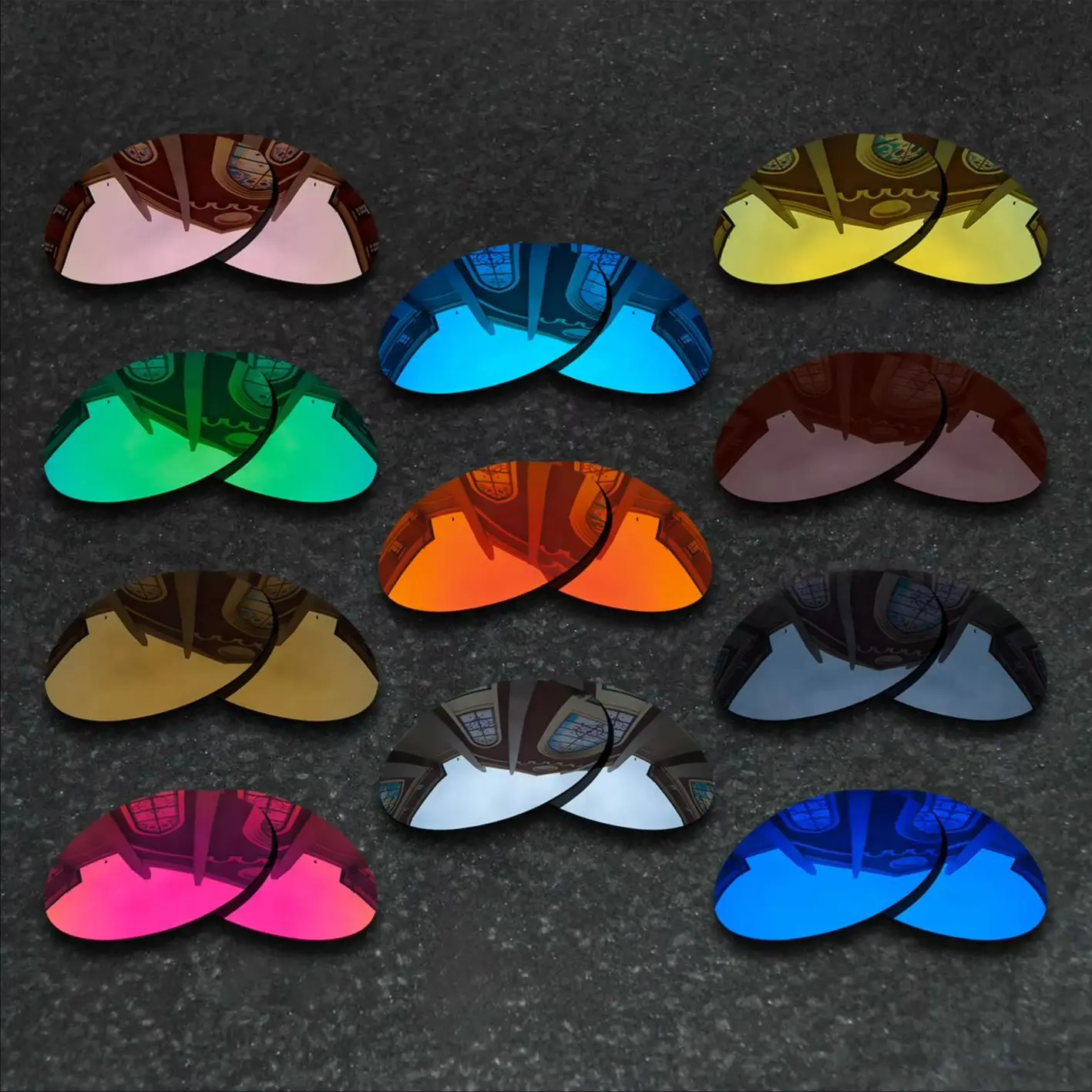 

Anti-Scratch Polarized Lenses Replacement for Oakley Eye Jacket Redux - Varieties