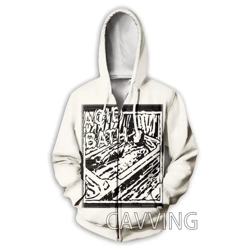 New Fashion 3D Print  Acid Bath Rock  Zipper Hoodies Zip Up Hooded Sweatshirts Harajuku Hoodie Hip Hop Sweatshirts