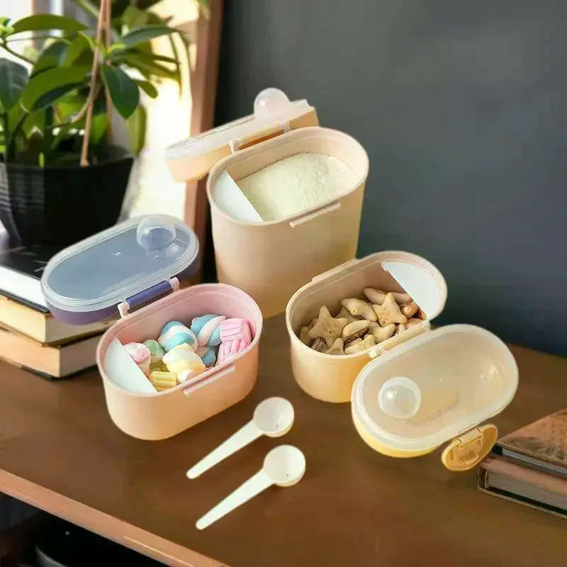 Baby Milk Powder Box Portable Go Out Large Capacity Snack Sub-Packaging Storage Jar Food Containers