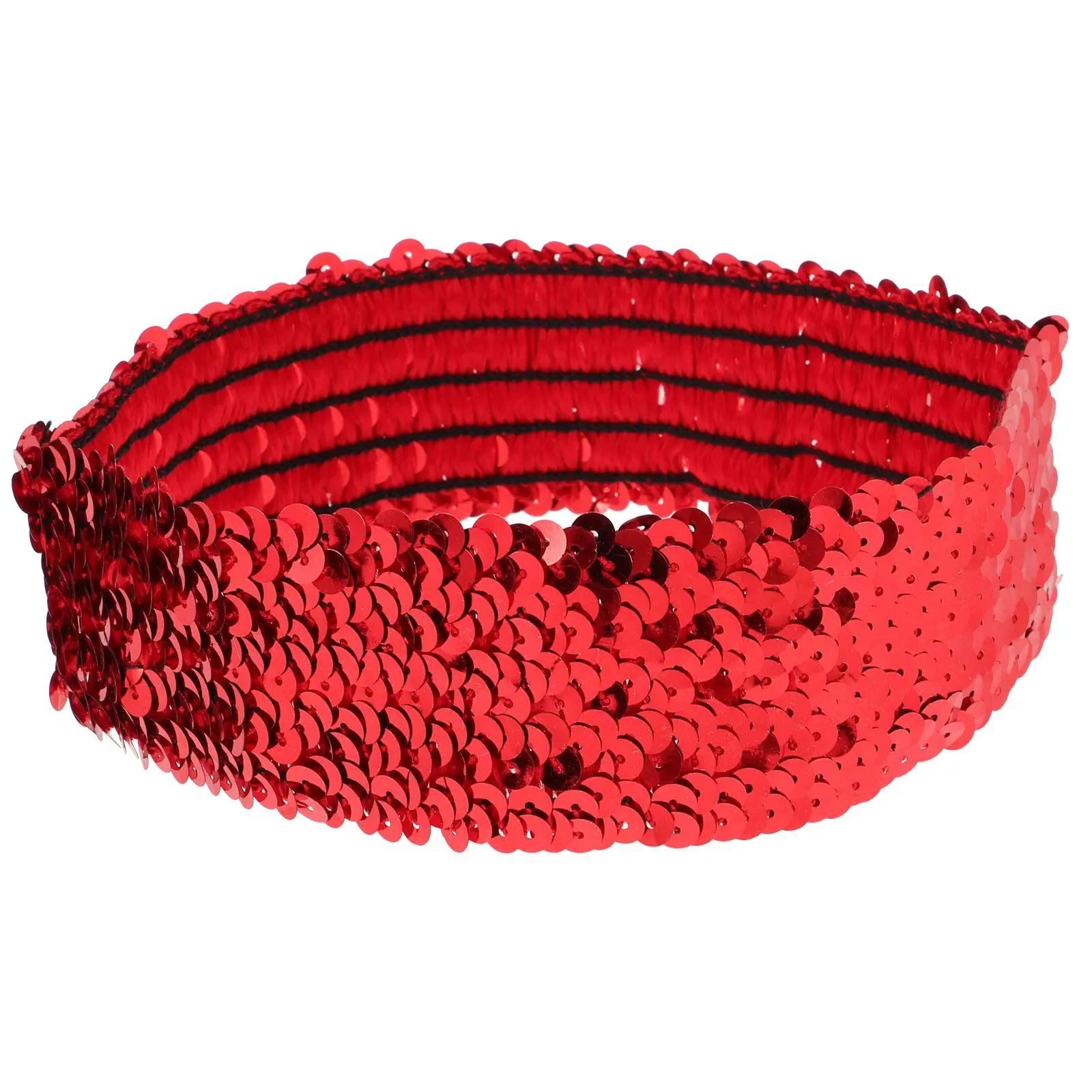 

1Pcs Sequin Headband Elastic Glitter Hairband Bright Colors Sparkly Photo Prop Birthday Party Carnival Sequin Headband