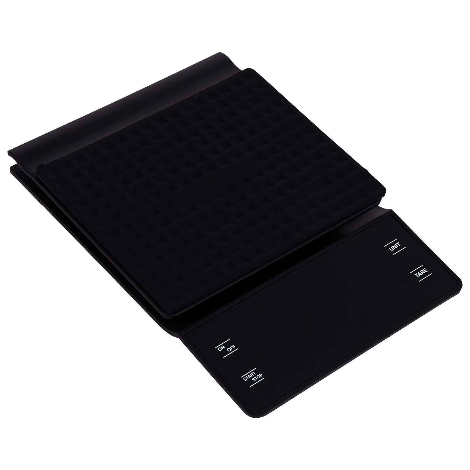 

3Kg/0.1G Electronic Coffee Scale Digital Kitchen Scale 4 Led Display Timer Auto Off G Oz Ml Lb Conversion 3 X Aaa Powered Black