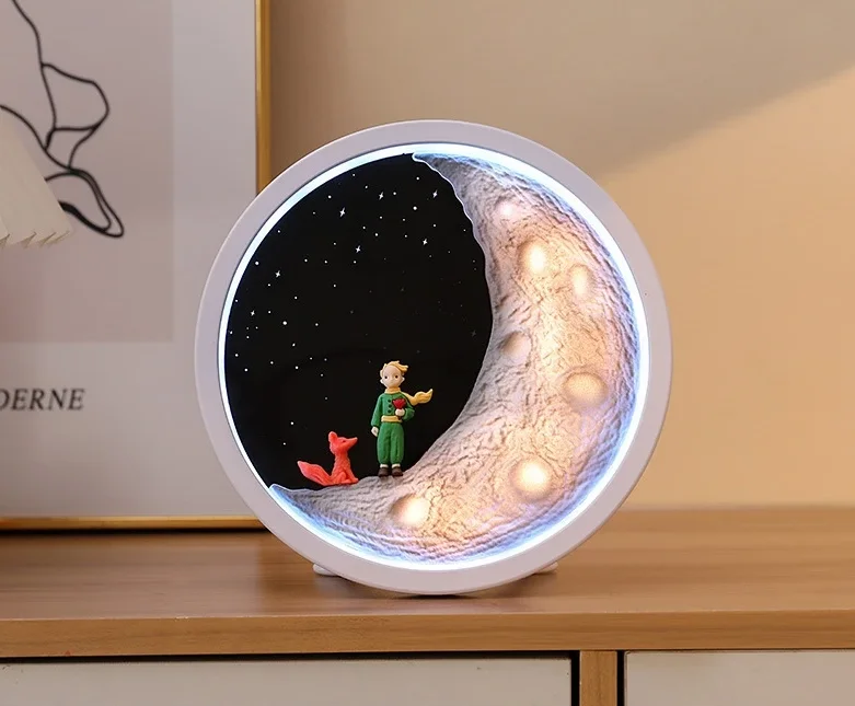 Little Prince Wireless Bluetooth Speaker Bedside Decoration Lamp Sound System 360Stereo wireless subwoofer Creative Gift Speaker