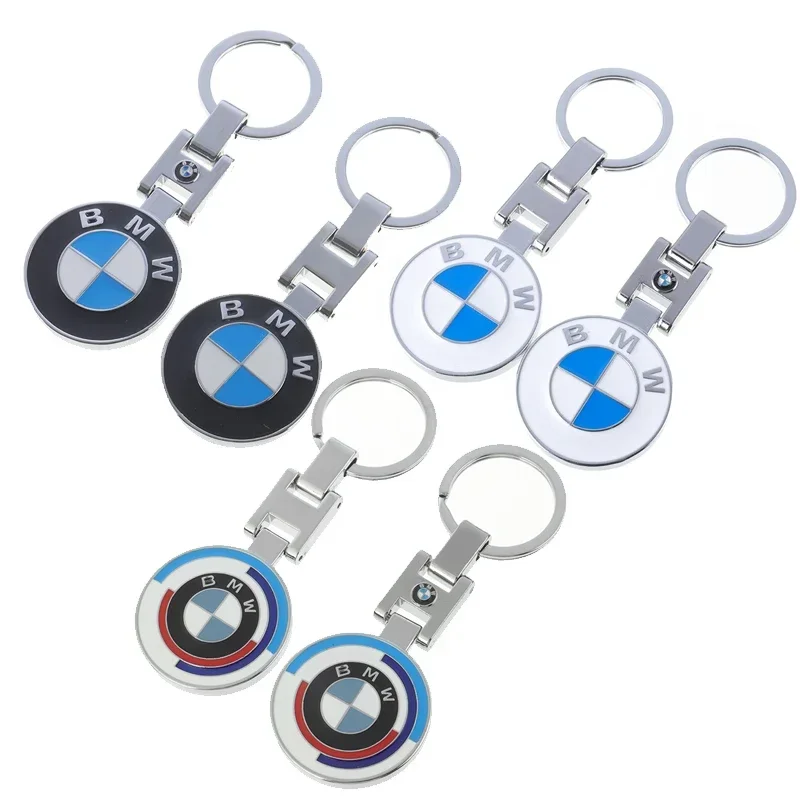 Enamel Car Key Ring Holder Keychain Pendant for M3 M5 E30 E46 E60 E90 E93 X1 X2 X3 X6 X5 X4 X7 F10 F30 F22 F30 Z4 G02 G30 G26