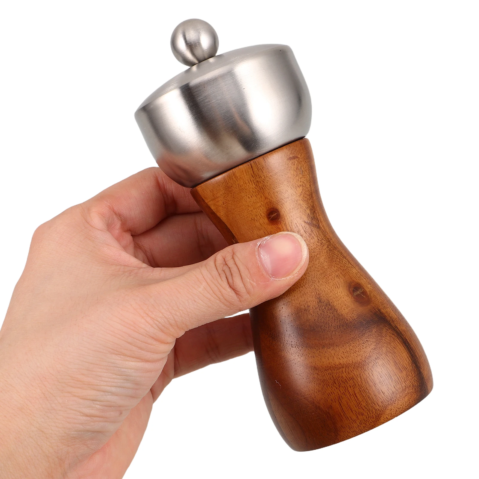 

Manual Pepper Mill Adjustable Grinder Spice Salt Mini Grinding Tool Supply Hand