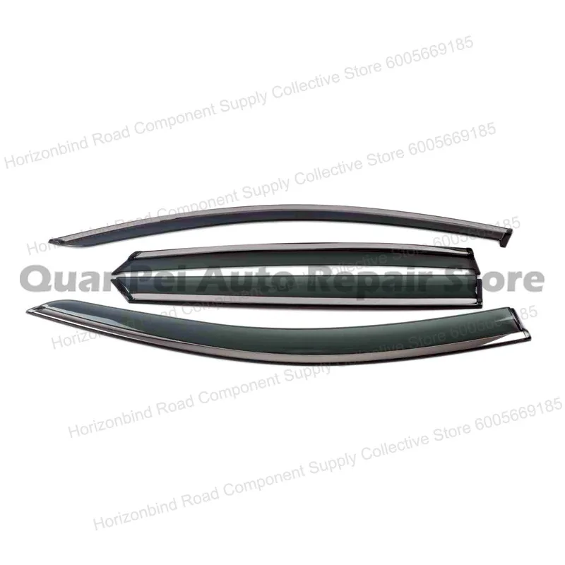 Thick High Toughness PC Rain Visors For Kia K3 Hatchback 2012-2016,Anti Deformation Wear Resistant Auto Mod Parts