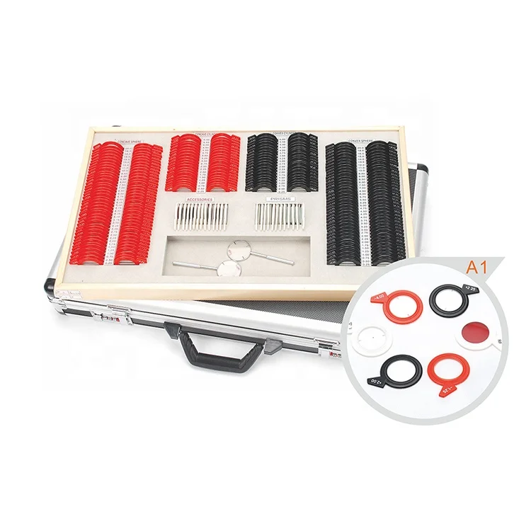 

SL-266A1 Китай Поставщик Оптовая цена Оптометрия 266 шт. Набор пробных линз для проверки зрения