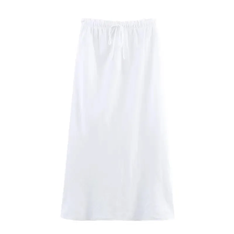 

2025 New Fashion High Waist Straight Skirts for Women Elegant All-match Simple Holiday Wear Summer 2025 Collection