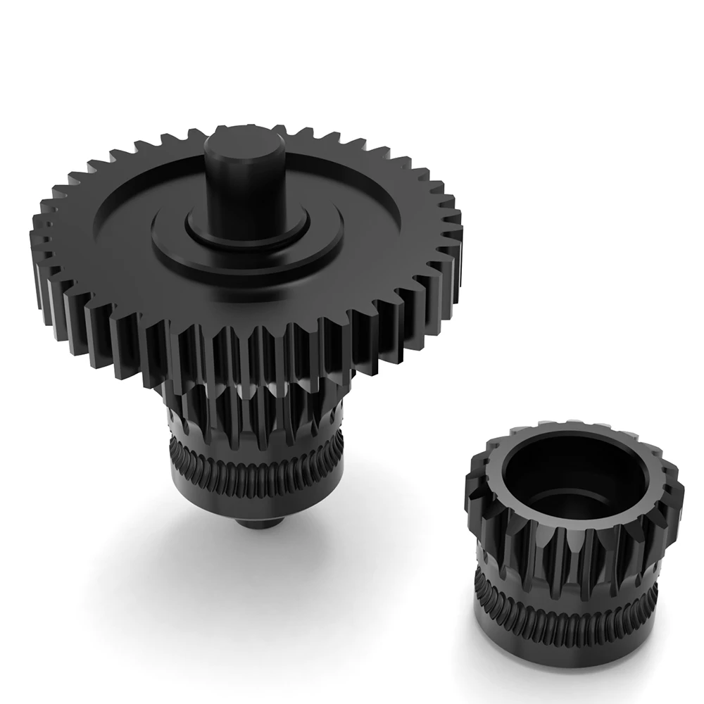 Imagem -06 - Sprite Extrusora Gear For Creality 3d Printing Part Pom e Nano-coating Mold Steel Gears Integrated Shaft 3d Printer Accessories