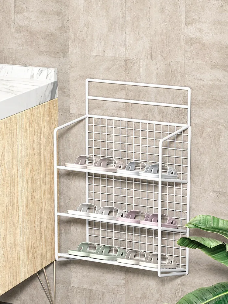 batoom-pantofola-ra-wc-oe-storage-organizer-materiale-in-ferro-nessuna-perforazione-richiesta-soluzione-di-stoccaggio-oe-montata-a-parete