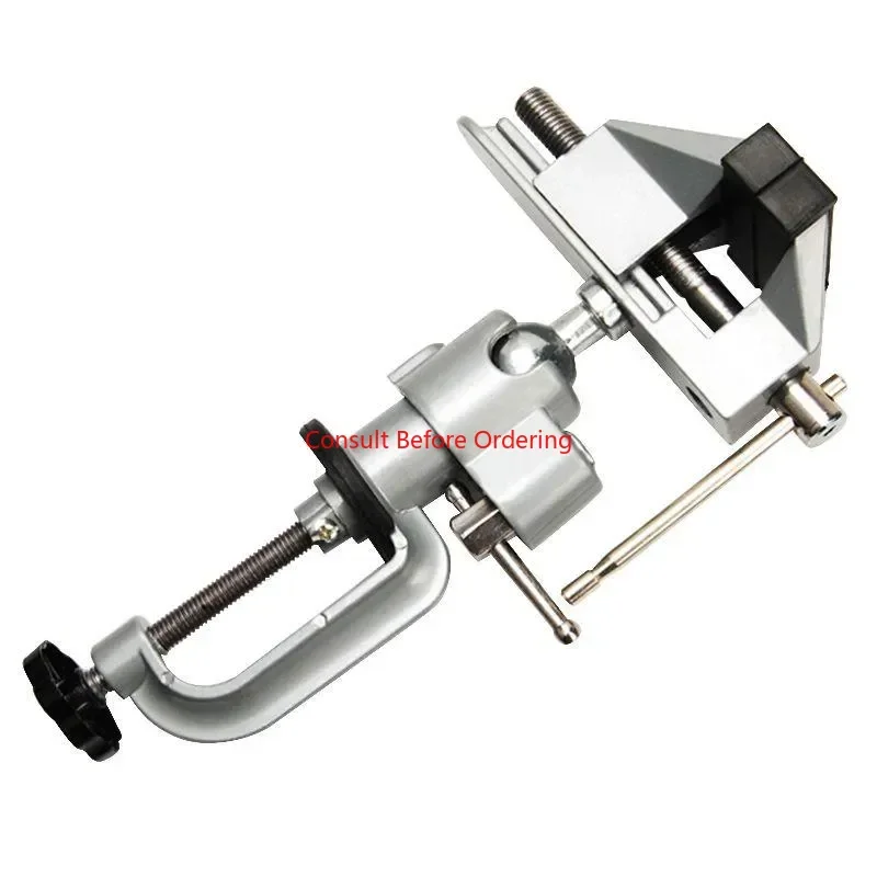 ขาตั้งสว่านแบบหนีบ พร้อมที่จับสว่านไฟฟ้า อุปกรณ์เสริมสำหรับเครื่องเจียรขนาดเล็ก แบบหมุนได้