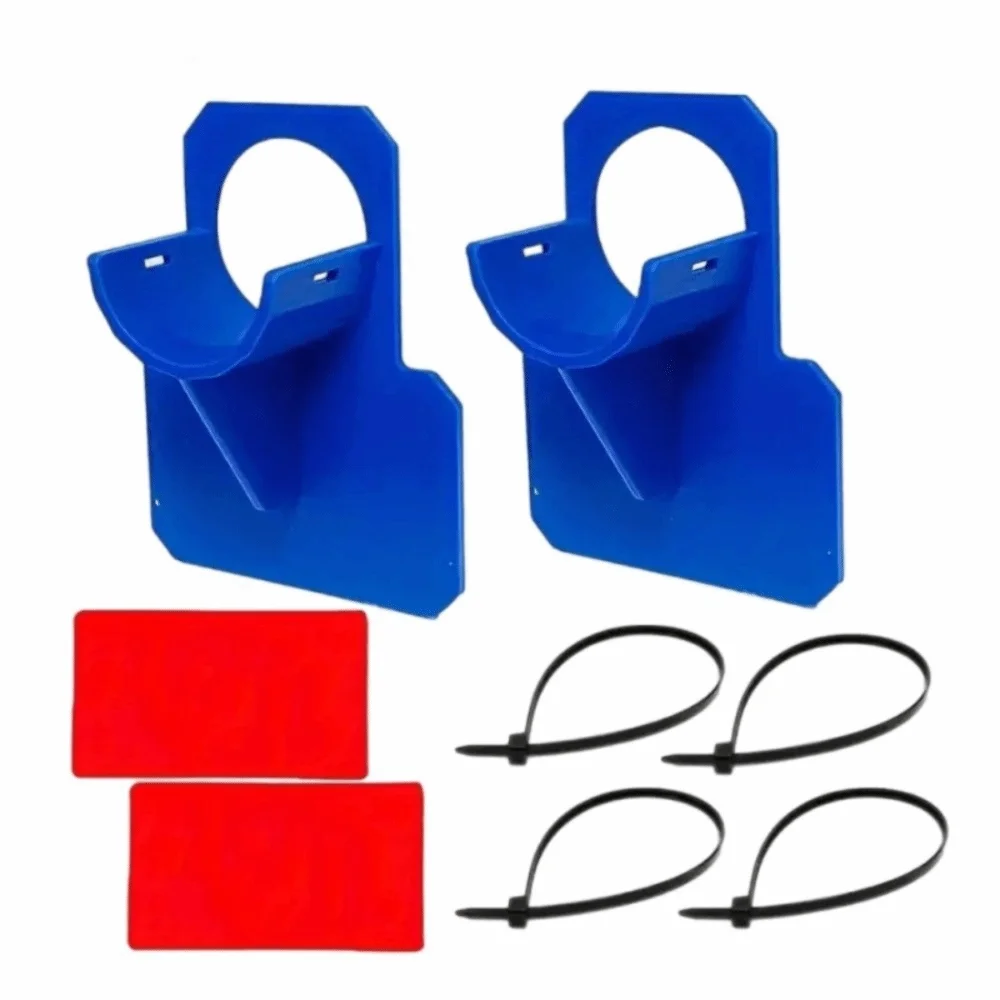 Durable Swimming Pool Pipe Holder Mount Easy To Install 30-38mm Pipe Diameter Pool Hose Support with Cable Tie Rust-Proof