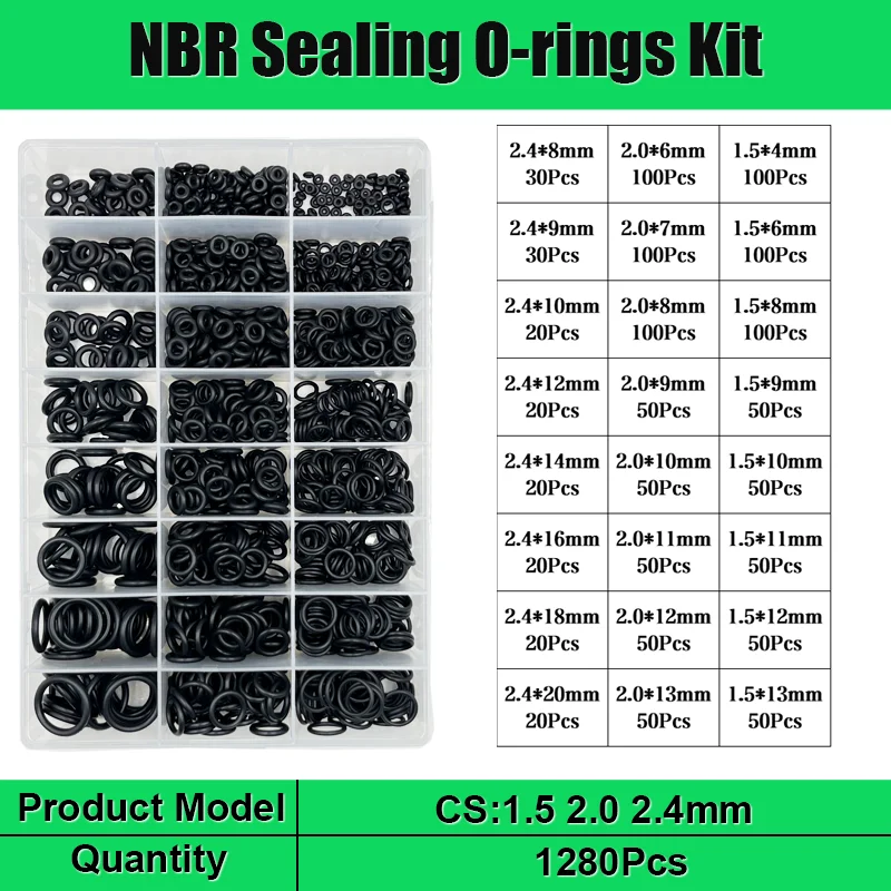 Gummi O Ring Öl beständigkeit nbr Dichtung scheibe schwarz O-Ring Hoch temperatur wasserdicht cs1/1.5/2.0/2.4/3 Sanitär dichtung oring – Detail 13
