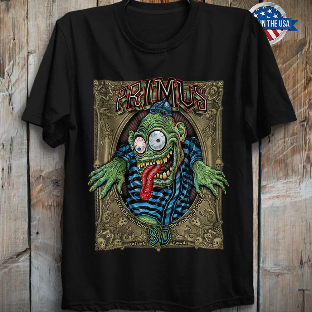 Primus con dinosaurio Jr camiseta Rock And Roll guitarrista Larry Ler LaLonde
