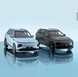 XPENG G9 Alloy Car Model, Xiaopeng SUV Collection, Display Gifts, Desktop Decoration, Blue, Gray, micromodel, 1: 18