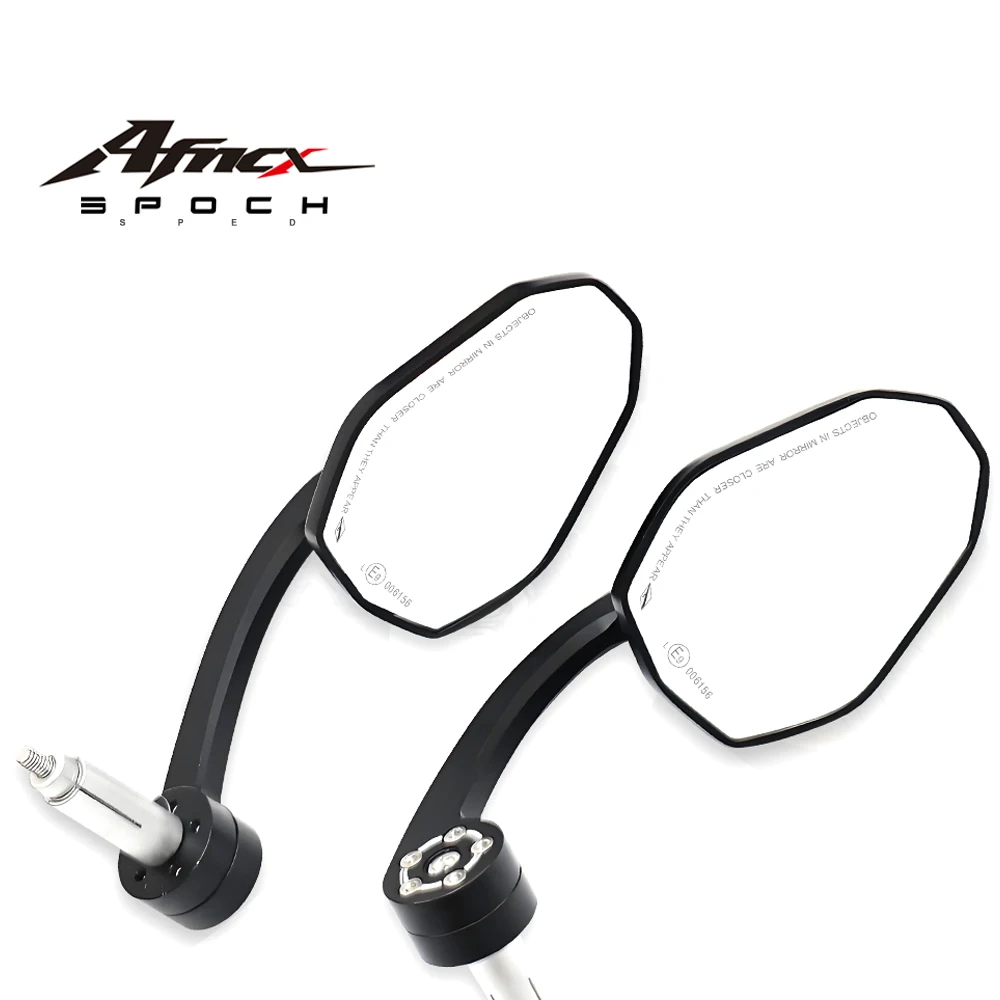 

For Z900 Z400 z650 Z800 z1000 z1100 Motorcycle High Definition Glass Universal Handlebar Rearview Mirror A Pair Adjustable