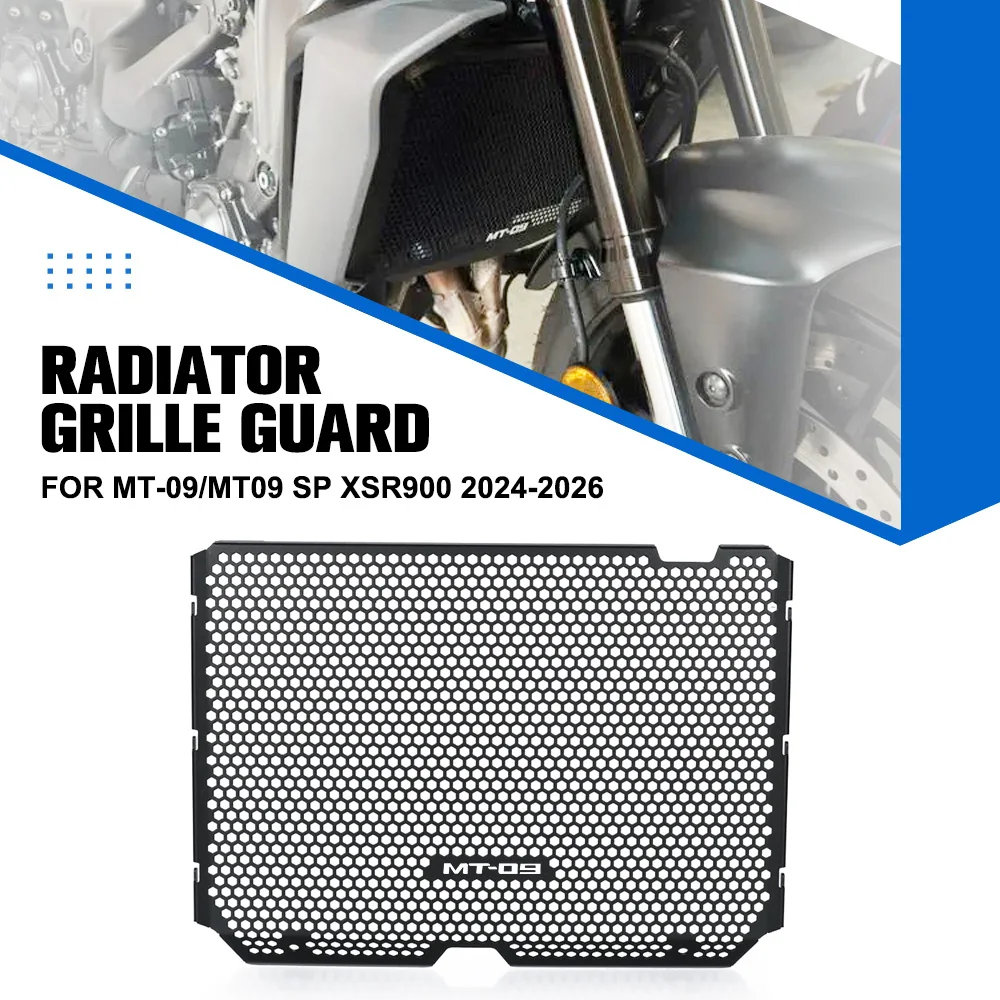 

Motorcycle For Yamaha MT-09/MT09 SP XSR900 2024-2025-2026 Radiator Guard Grille Protective Cover Accessories XSR 900 Aluminum