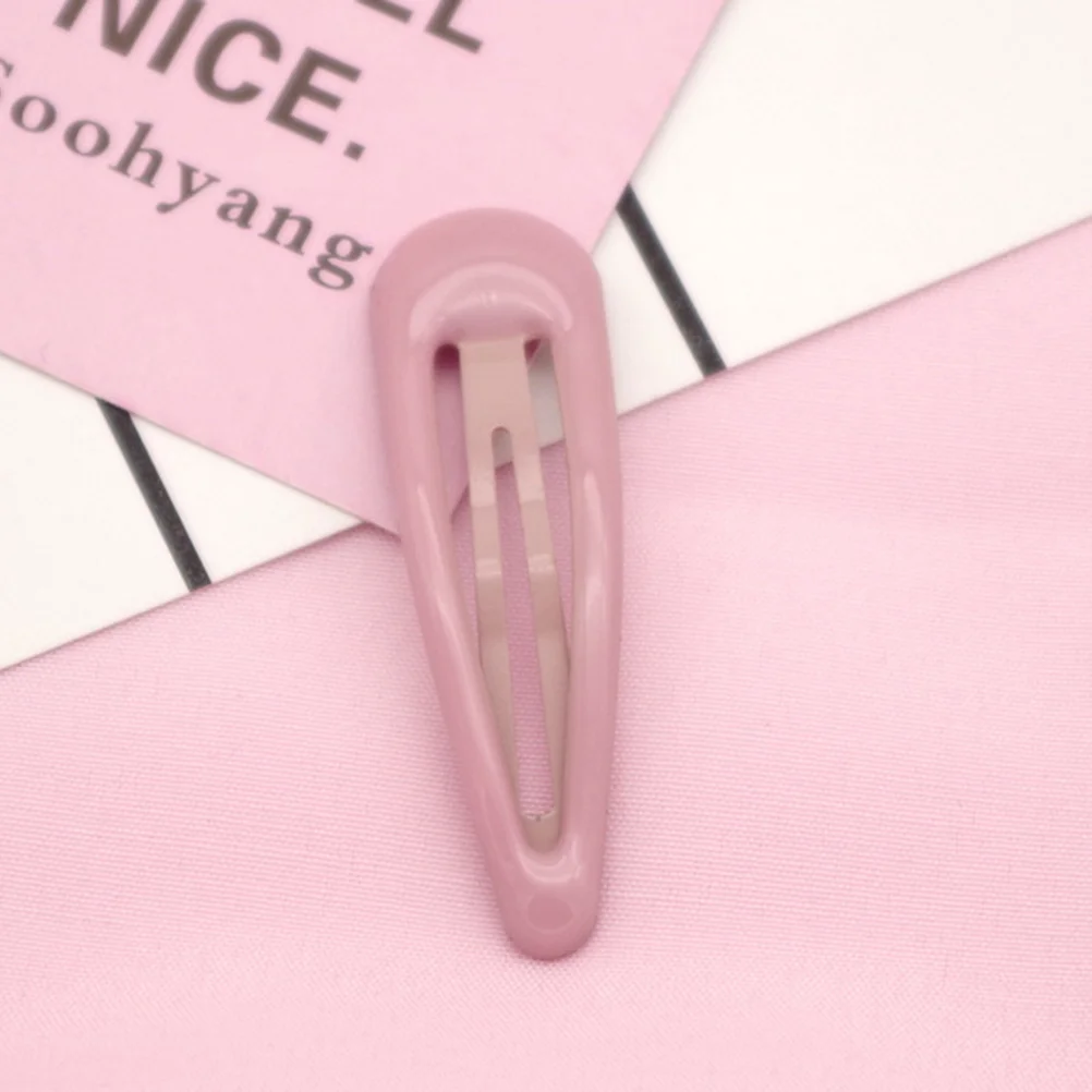 

40Pcs Assorted Color Snap Hair Clips Candy Color Durable Lovely Hairpins Barrettes for Women Girls Daily Party Wedding