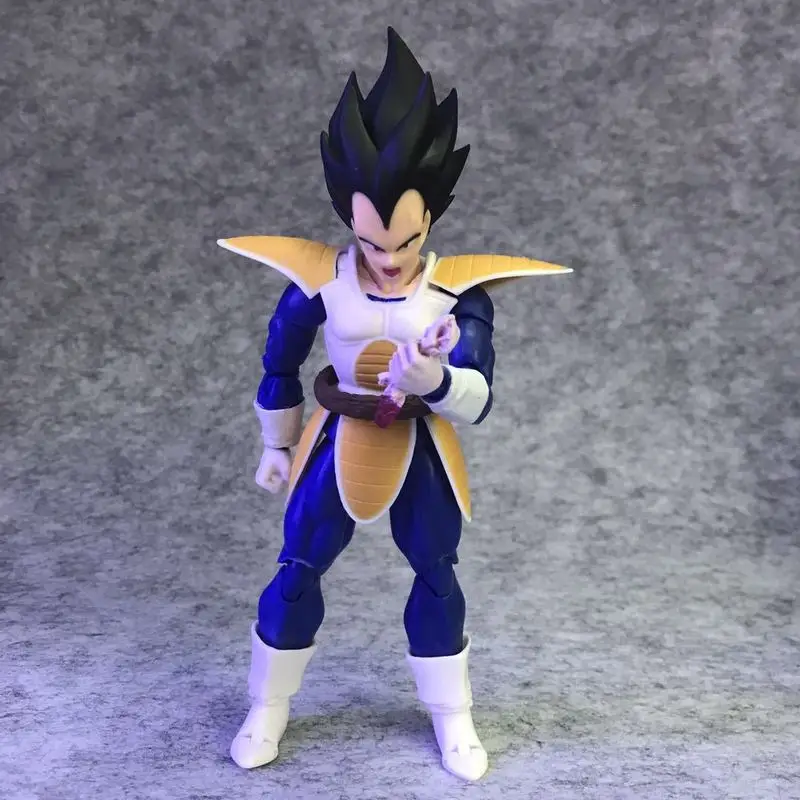 Dragon Ball Z 16CM Anime SHFiguarts Vegeta Articulate Joint PVC Moveable Action Figure Super Saiyan Combats Collection Model Toy