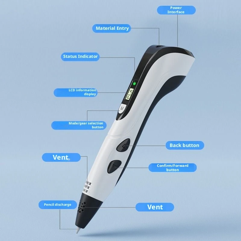 Inteligentna długopis do druku 3D, długopis do rysowania puzzli dla dzieci, długopis do graffiti, zabawny prezent świąteczny na puzzle