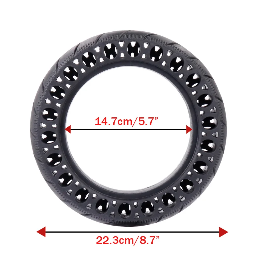 For Xiaomi M365 Electric Scooter 10 Inch Tires Thick Solid Non-pneumatic Tyre Front Rear Tire Solid Wheel Repair Accessory Parts