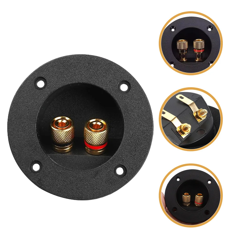 

6 Pcs Speaker Junction Box Wire Speakers Terminals Plugs Connector Audio Connectors Socket