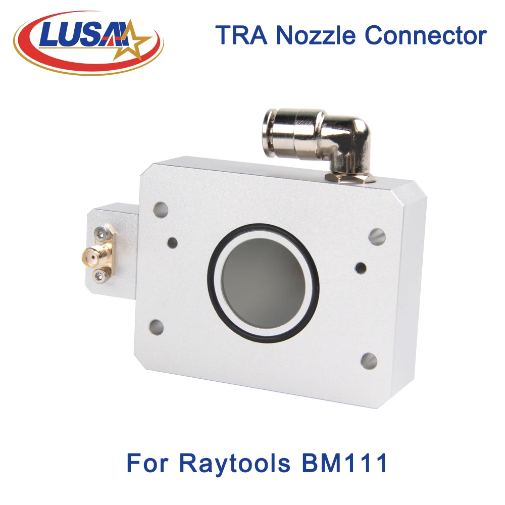 Imagem -03 - Lusai-máquina de Corte de Metal Parte Raytools Bm111 Conector de Bico Fibra ti Cabeça de Laser 2d