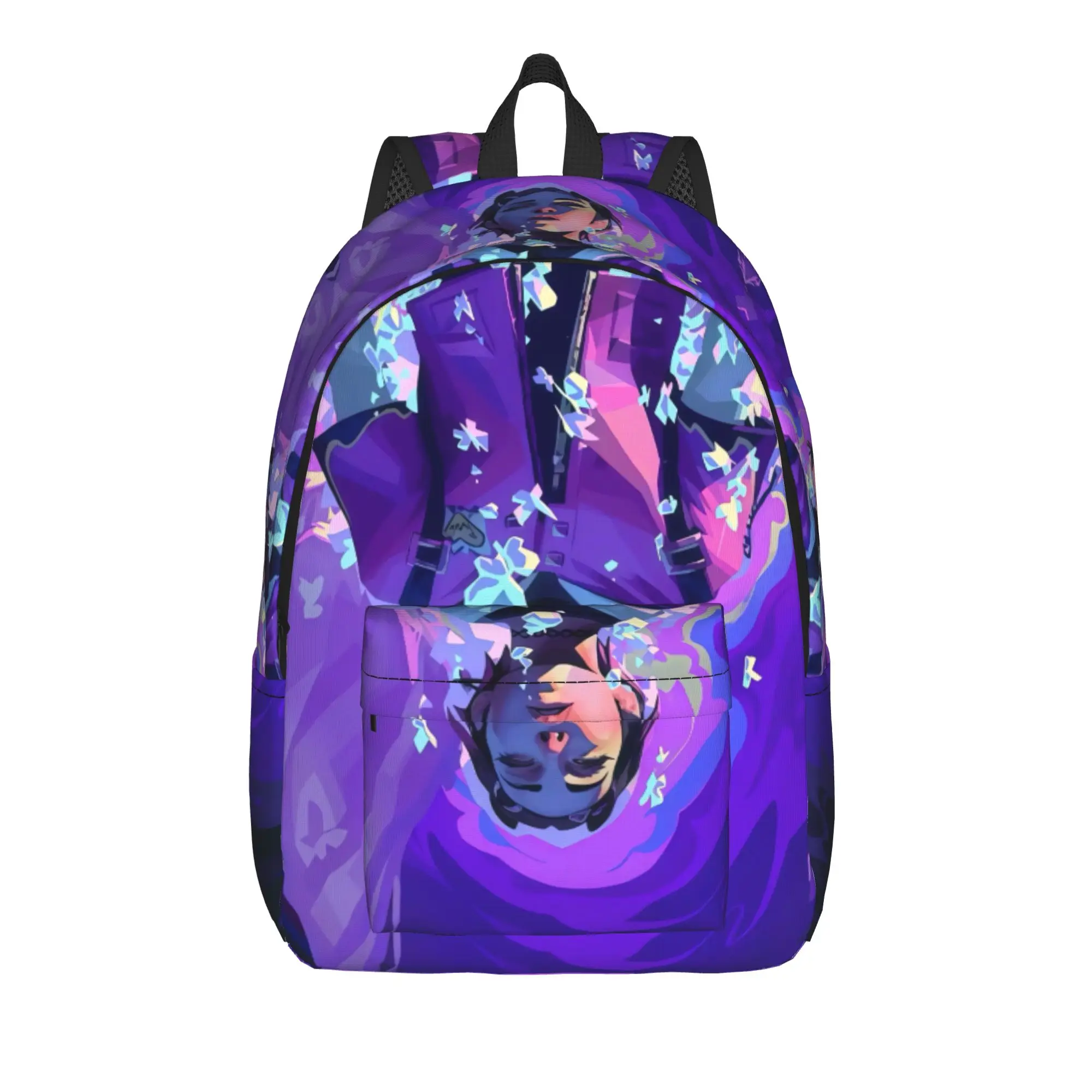 Killjoy Backpack V-Valorant Travel Backpacks Boy Girl Designer Soft High School Bags Streetwear Rucksack