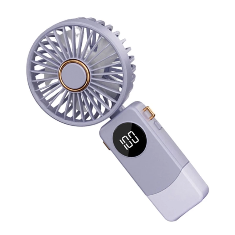 Quạt USB Nhẹ Quạt Nhỏ Có Thể Gập Lại Thiết Bị Làm Mát Cầm Tay Quạt Mạnh Mẽ Quạt 5 Tốc Độ Chất Liệu ABS Quà Tặng Cho Người Lớn