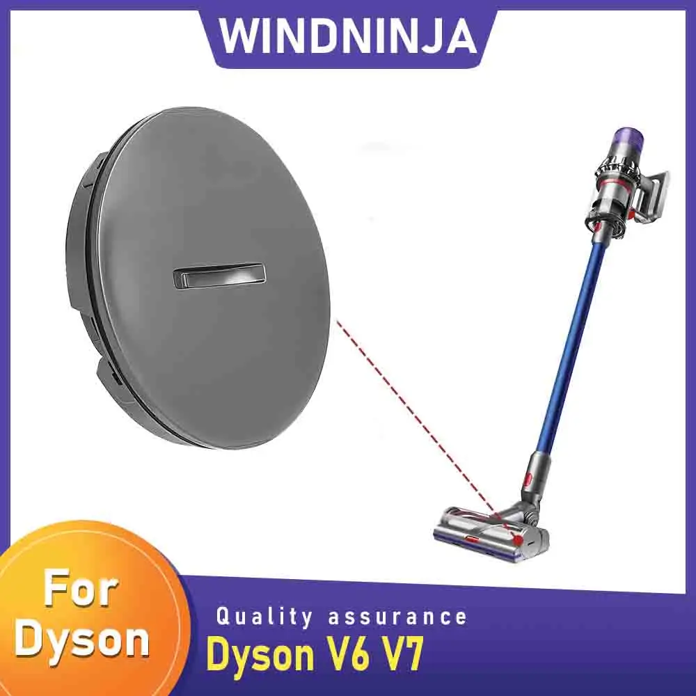 フロアブラシサイドカバーアタッチメント Dyson V6/V7 ダイレクトドライブコードレス掃除機ブラシロッドエンドキャップカバーアクセサリー
