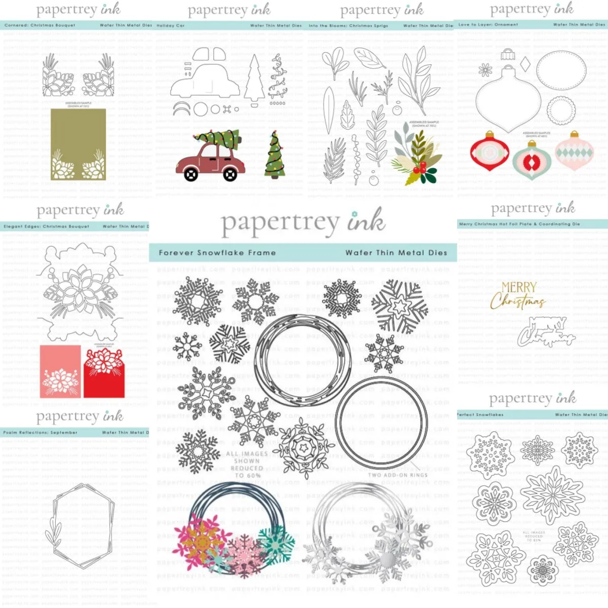 

Christmas Snow Holiday Metal Cutting Dies Hot Foil Card Scrapbook Embossed Paper Album Diy Craft Knife Mould Template Decoration