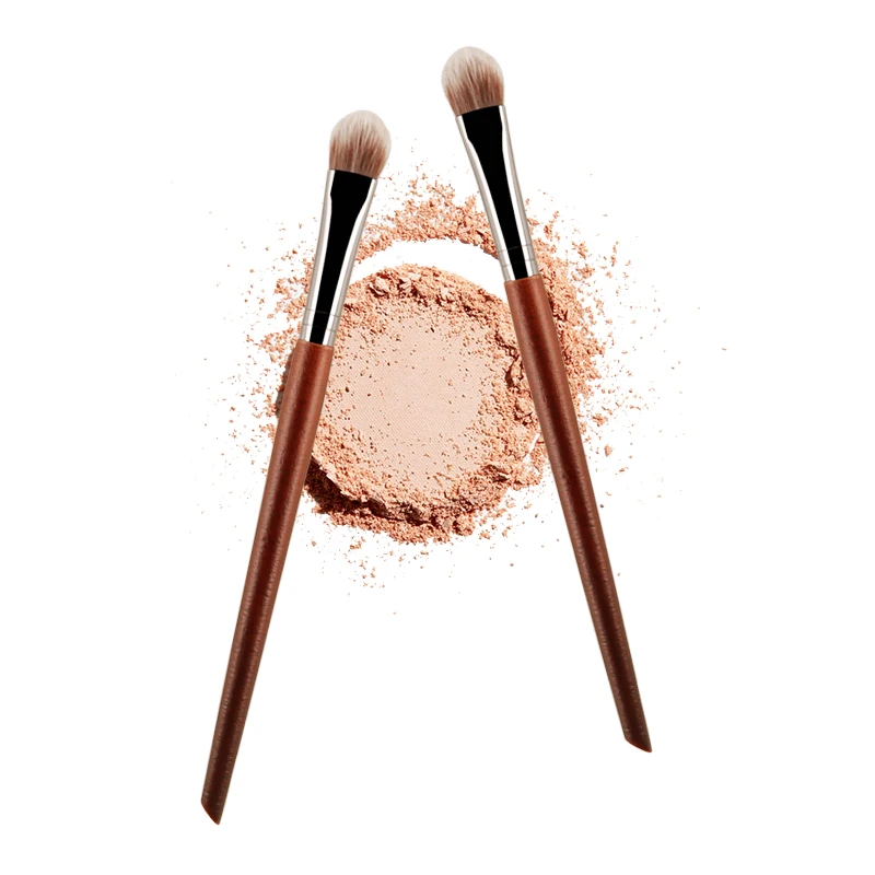 Mydestiny Makeup concealer brush- Wooden Handle Series-Goat&Synthetic Hair Brushes Beginer Makeup Tools-Cosmetic