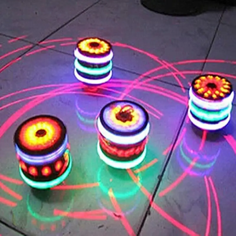 Elektrisches Gyro-Rotationsspielzeug mit bunten LED-Leuchten, Outdoor-Upgrade, rotierendes Gyro-Spielzeug für Jungen und Mädchen, Geschenk für Kinder – Detail 3
