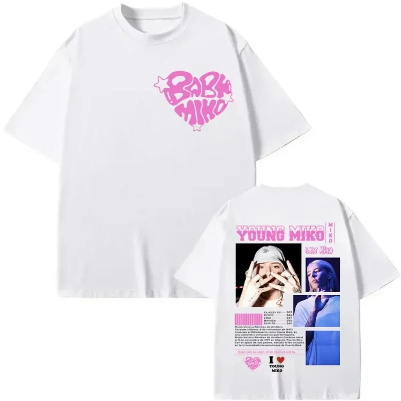 Young Miko Baby Miko Merch T-shirt Men Women Fashion Aesthetics Short Sleeve T Shirt Summer Casual Loose T-shirts