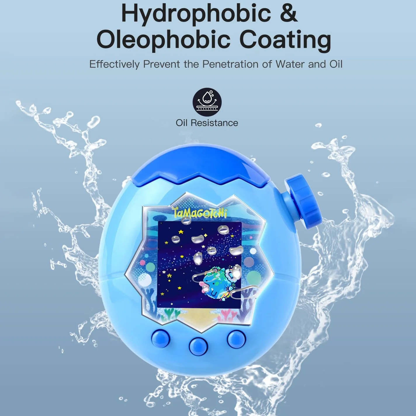 スクリーンプロテクターとボタンフィルムたまごっちパラダイスケースクリア TPU ソフトフィルムスクリーンプロテクターたまごっちパラダイス