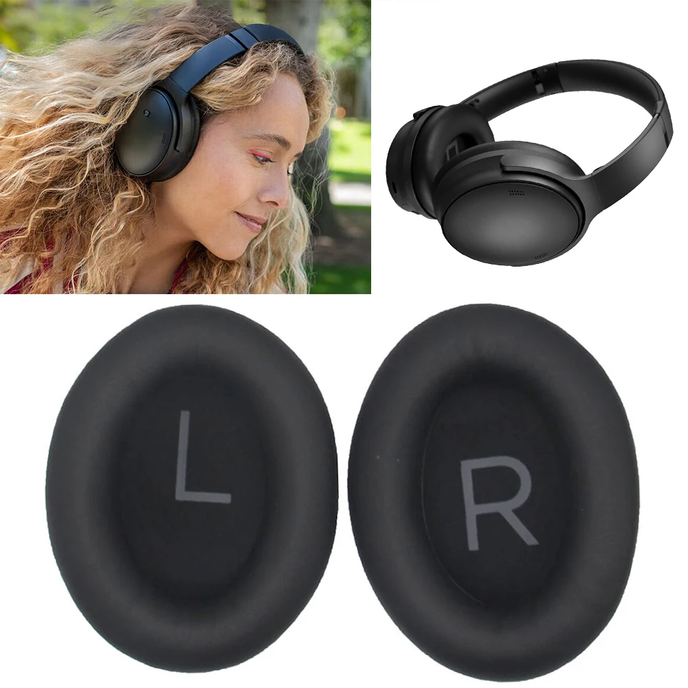 

1 пара сменных амбушюр из протеиновой кожи для наушников Bose QC45 QuietComfort 45