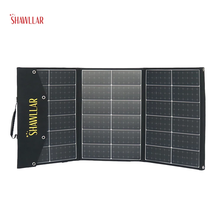 In Stock Outdoor Folding Portable Solar Panel 100W Monocrystalline Flexible Solar Energy Panel