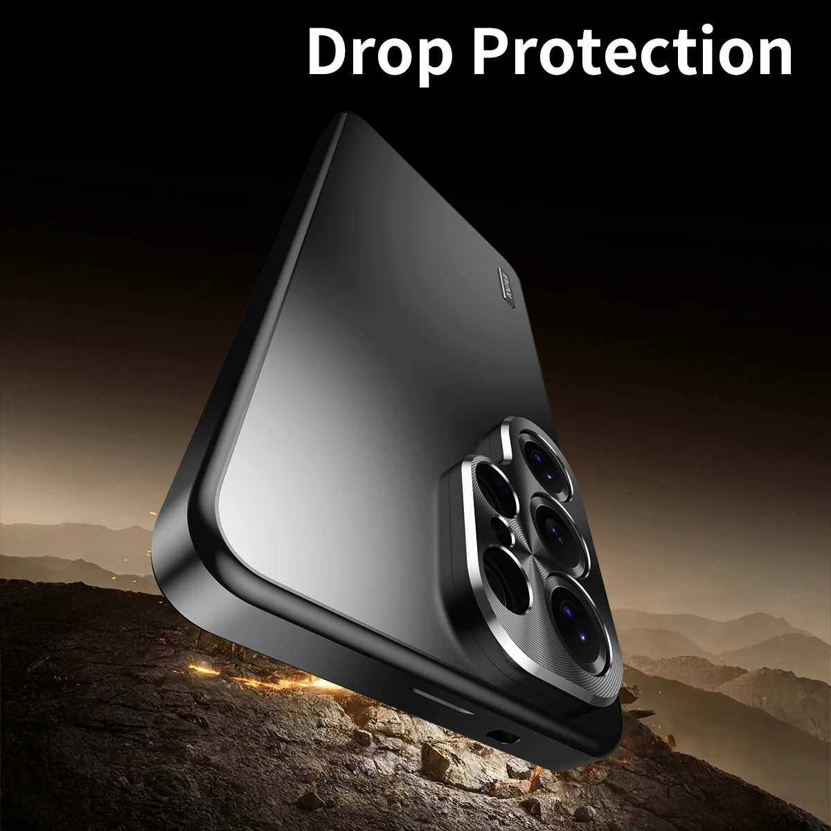 Etui do Samsung Galaxy S26 Ultra Plus S25 S24 S23 Ultra z magnetycznym zamknięciem, aluminiową ramką, plastikową tylną obudową i metalową wstawką. — zdjęcie produktu 4