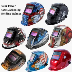 Welding Helmet Large View Solar Power Auto Darkening Welding Mask Working Protection For Arc Weld Grinding Cut