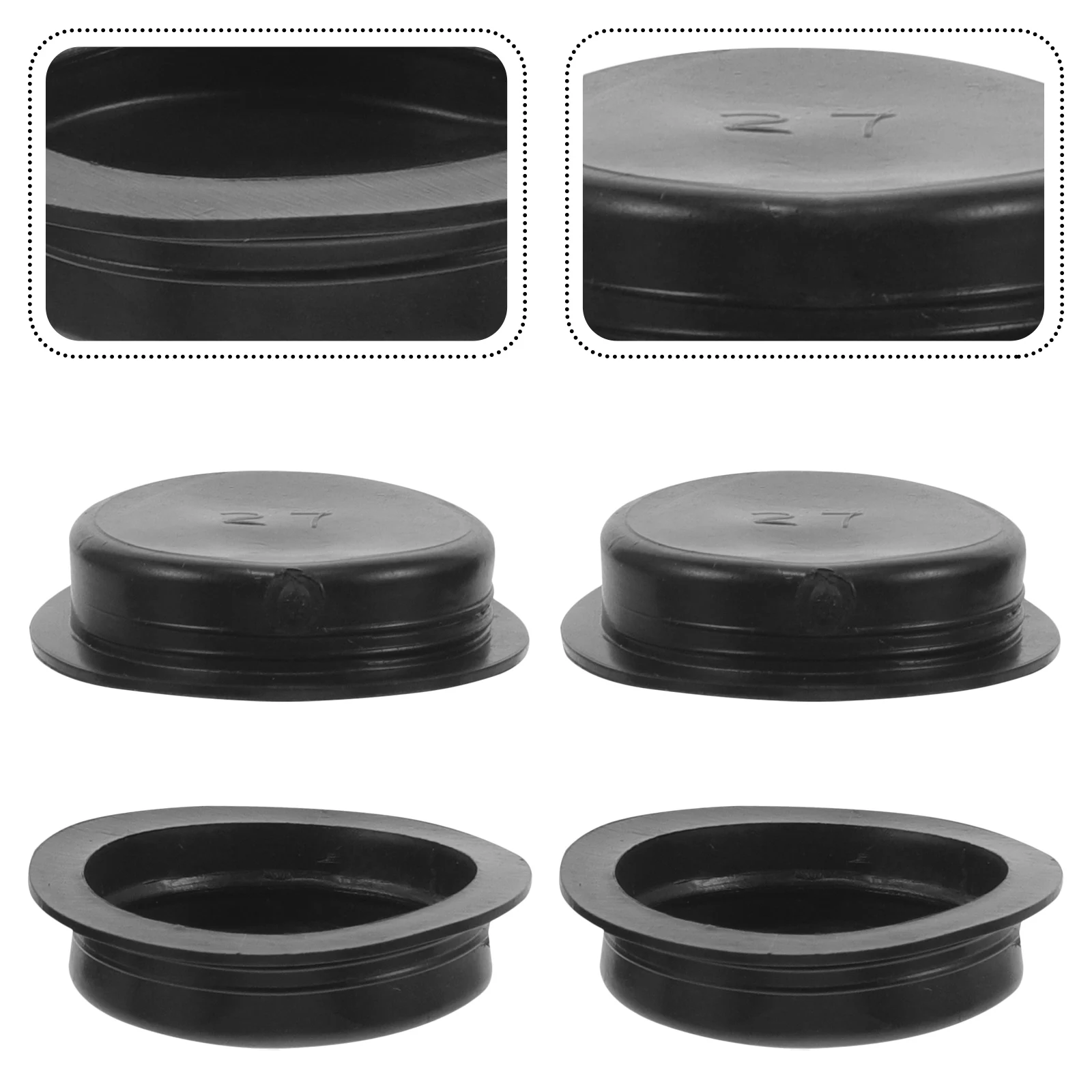 

50 pcs Rubber Saving Pot Stoppers Piggy Bank Coin Bank Stopper Covers Round Plugs Leak-Proof Sealing Stoppers For Coin