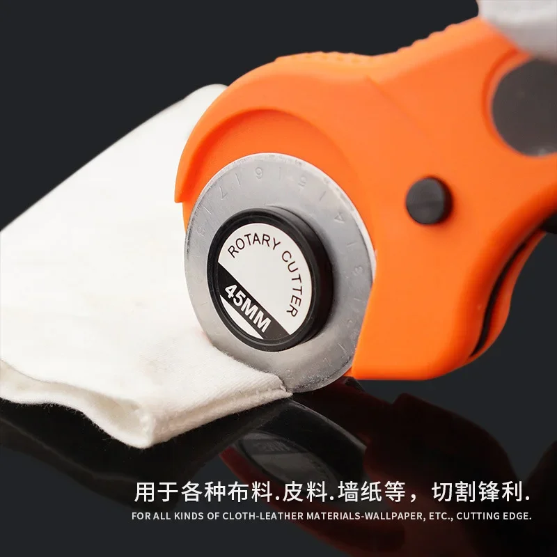 Rotary Cutter for Fabric Card Paper Sewing Quilting Roller Cutting Knife Tailor Scissors Dress Leather Clothes Making DIY Tool