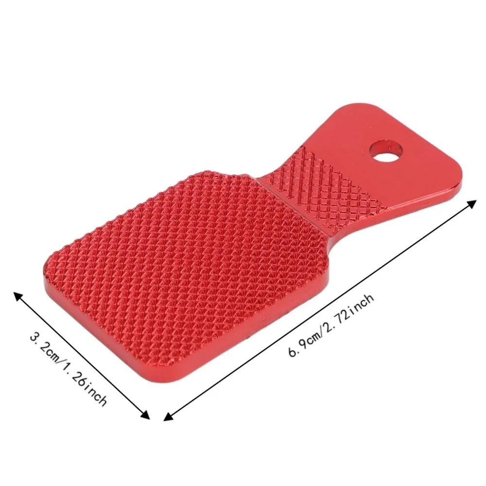 12pcs Aluminum Construction Pool Cue Tip Tapper Fan Shaped Design Ergonomic Handle Pool Cue Tip Sander Compact Structure