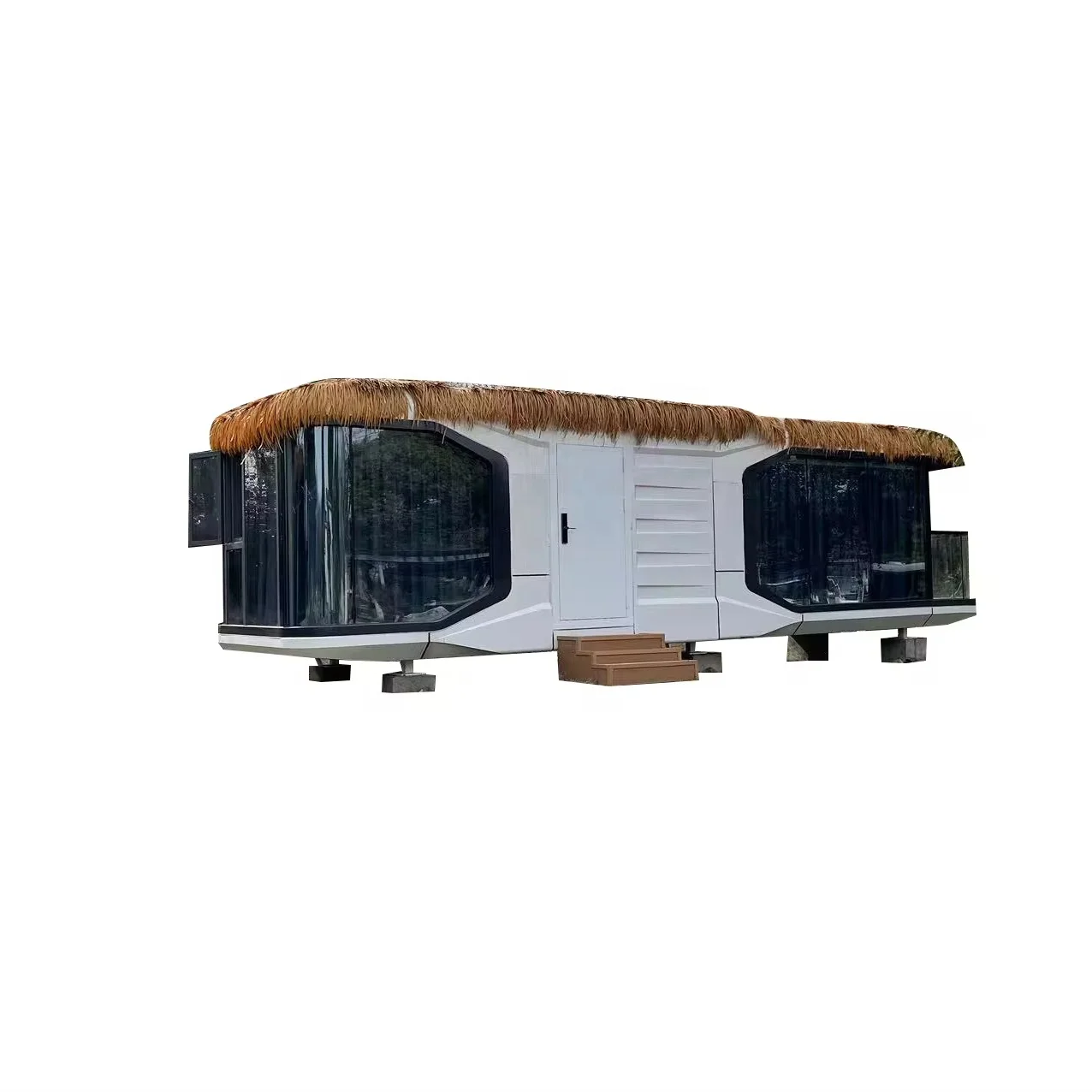 High Quality Luxury Tiny Casas Prefabricadas Mobile Baratas Space Capsule 2 Bedroom Container Home