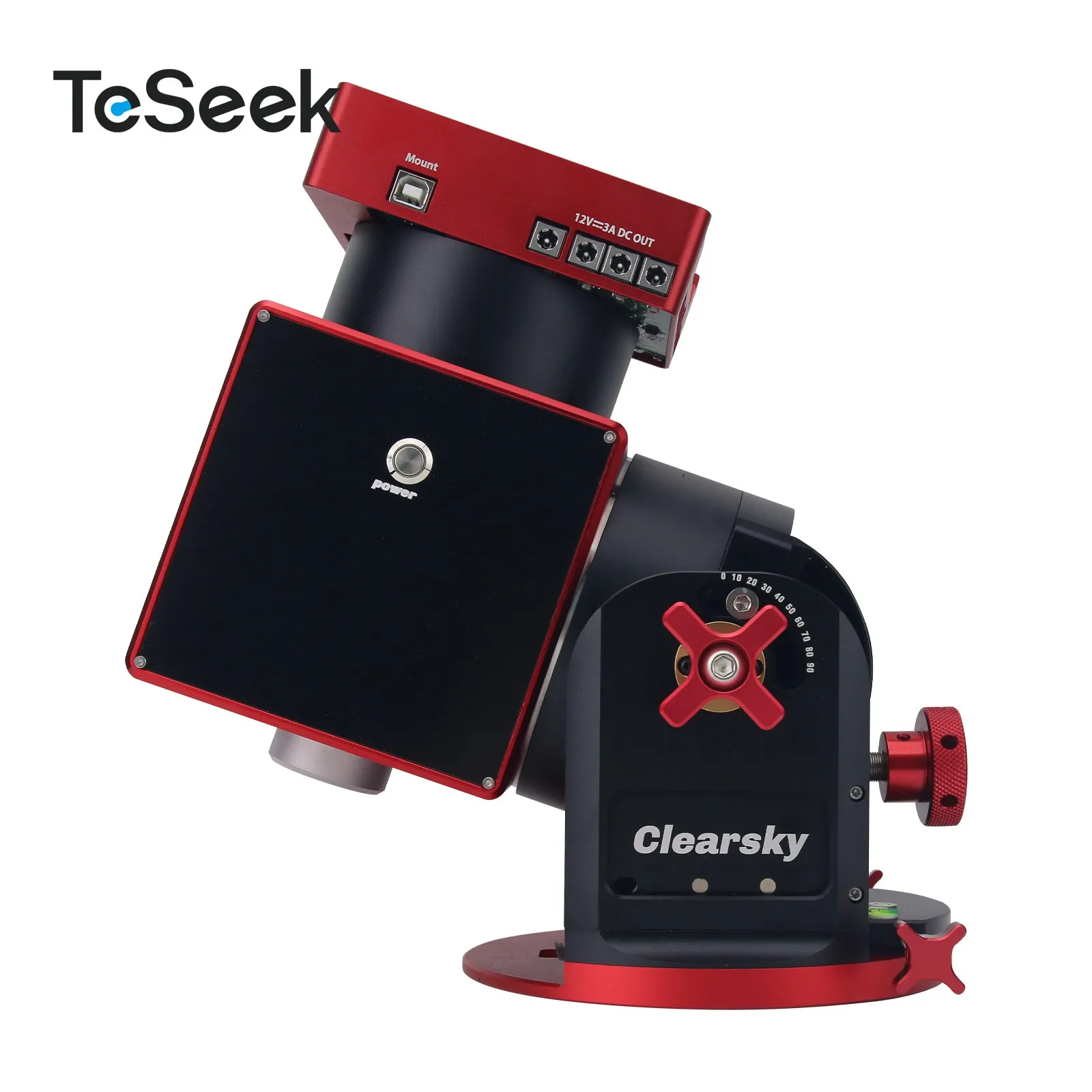 TeSeek ClearSky ST25 Pro Supporto per teodolite armonico equatoriale Supporto meccanico per casa e brevetto Funzione limite meccanico