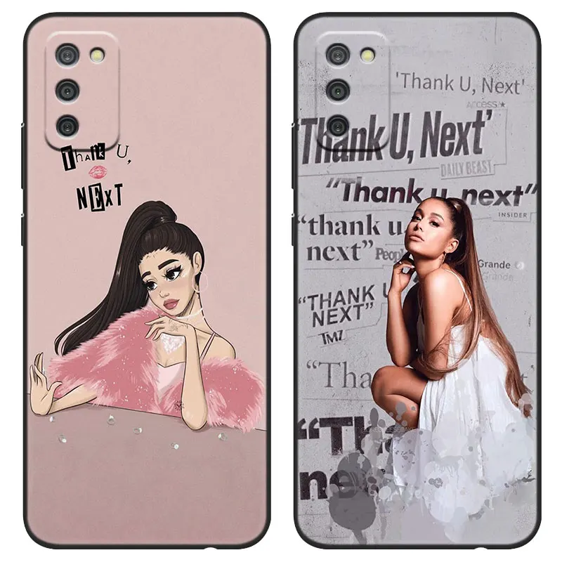 Ariana-Grande Thank U Case For Samsung Galaxy A04E A03S A02S A21S A01 Core A10S A11 A20S A20E A31 A40 A41 A9 A7 A6 A8 Plus 2018