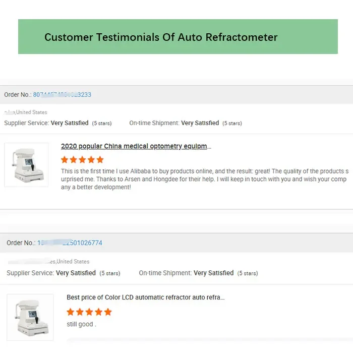 FA-6500K Equipo de optometría AR-200 competido Keratómetro de actualización automática