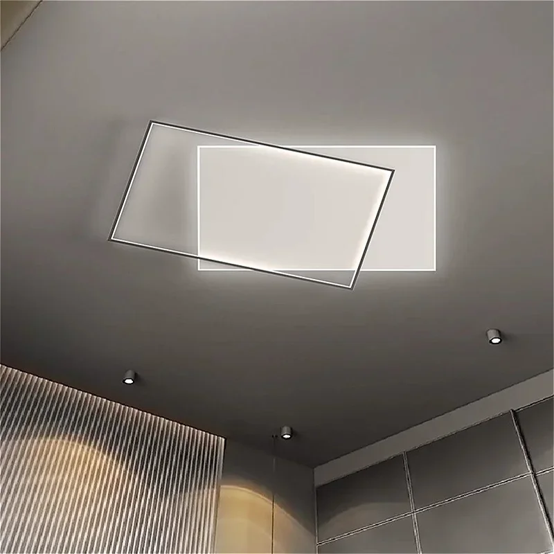 Nordic Style Energy-saving Ceiling Light Modern Simple Originality Ceiling Light Geometry Indoor Lighting Lampada Soffitto FYCL