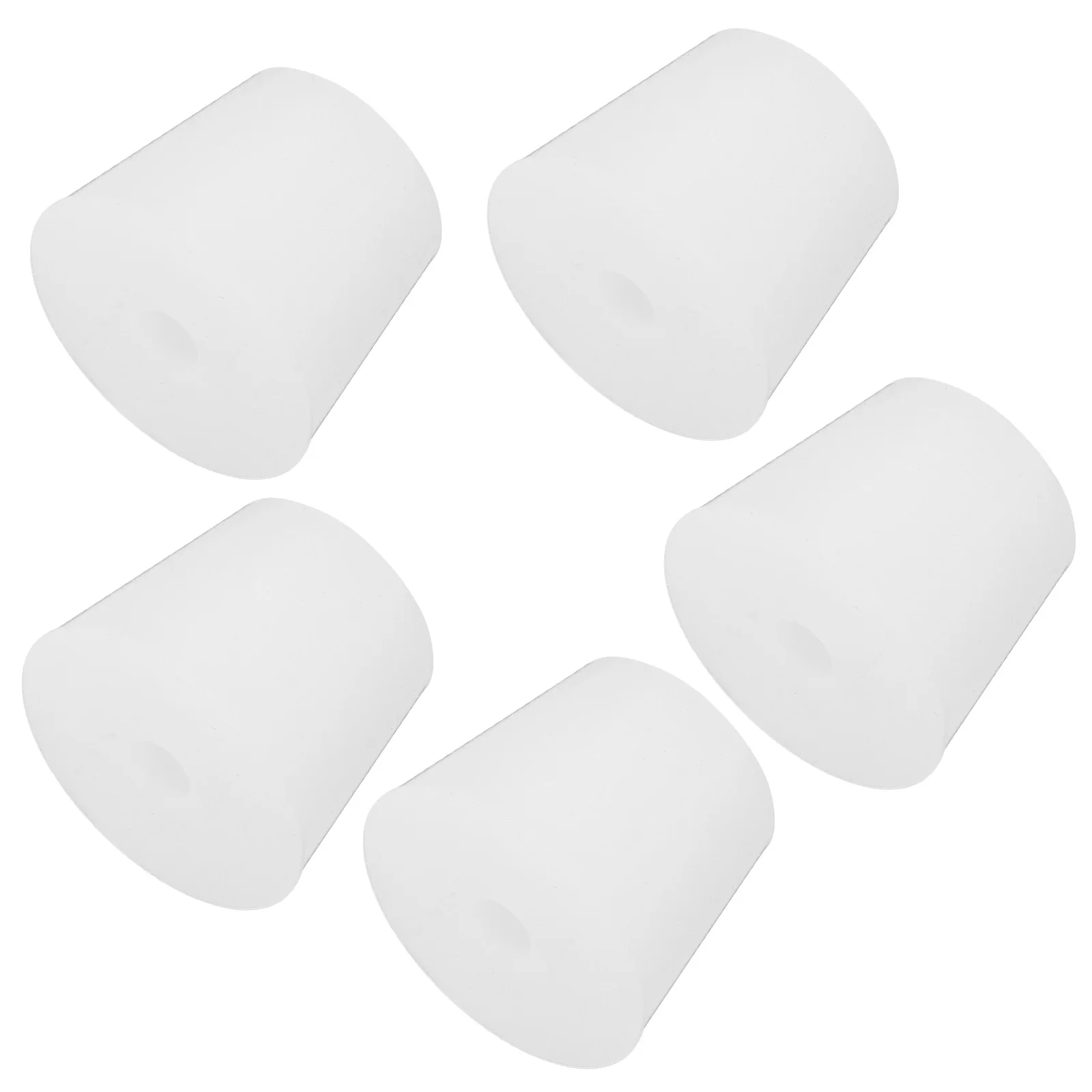 

5 Pcs Silicone Stopper Lab Laboratory Test Tube Plugs Sealing for Sealed Vials Silica Gel
